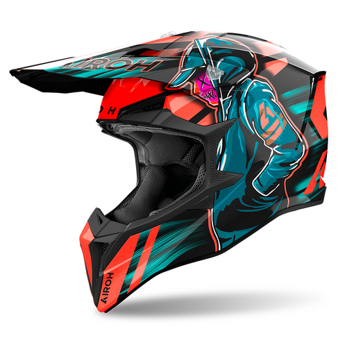 Airoh WRAAAP CYBER ORANGE GLOSS M 