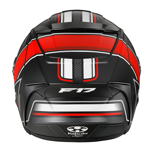 Kabuto F17 GP MIPS FORTE FLAT BLACK/RED L