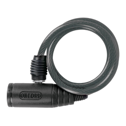 Oxford Smoke Bumper Cable Lock 6mm x 600mm
