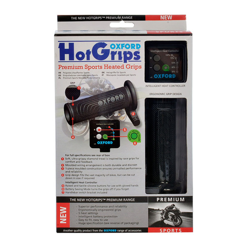 Oxford HotGrips Premium Sports with V8 Switch
