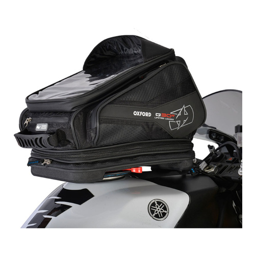 Oxford Black Tank Bag Quick-Release Q30R