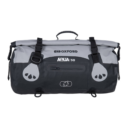 Oxford Black / Grey Roll Bag Aqua T50