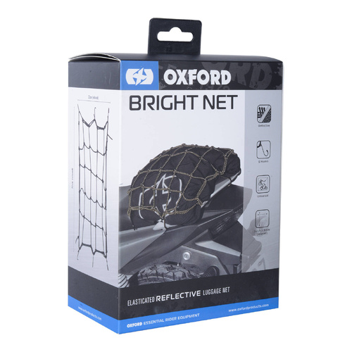 Oxford Black / Reflective Cargo Bright Net