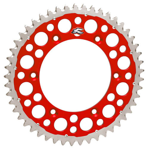 Renthal 49T Red Twinring Steath Rear Sprocket for Honda XR400R 1996-2004