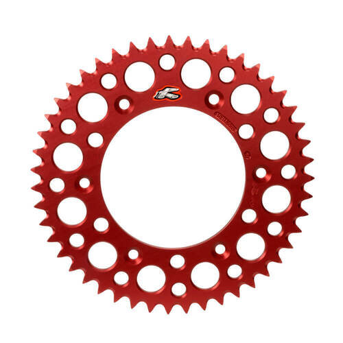 Renthal 49T Red Rear Alloy Ultralight Sprocket for Honda CRF250F 2019-2023