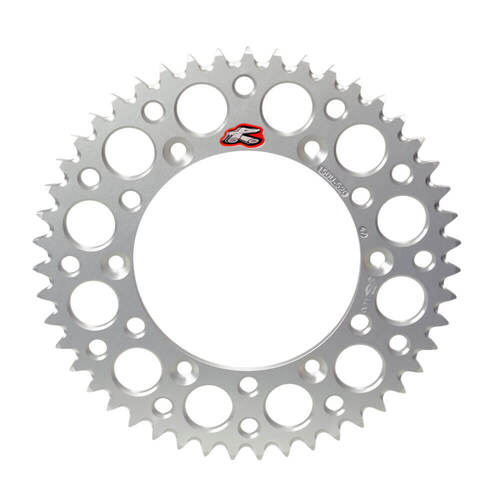 Renthal 50 Tooth Silver Rear Alloy Ultralight Sprocket for Gas-Gas WILD HP 450 Quad 2004-2006