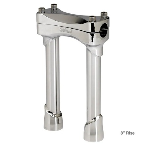 Biltwell Murdock 8" Chrome Bar Riser 