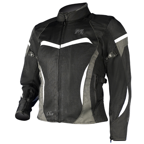 Motodry Black/White CLIO Female Jacket 8