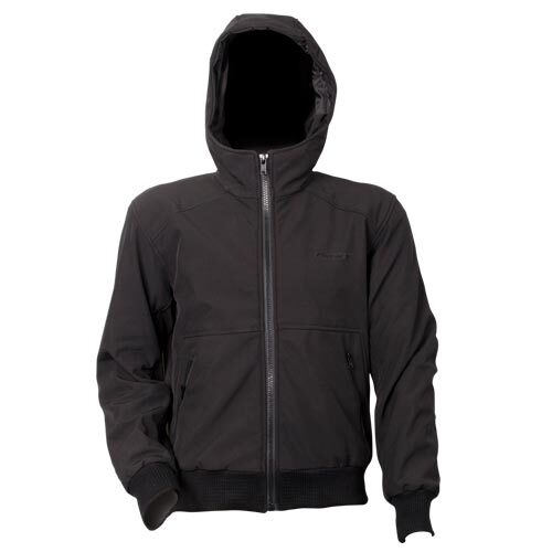 Motodry Mens Black Kevlar Hoodie S