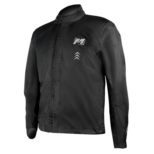 Motodry Black/Reflective Ultra Vent Rain Jacket S