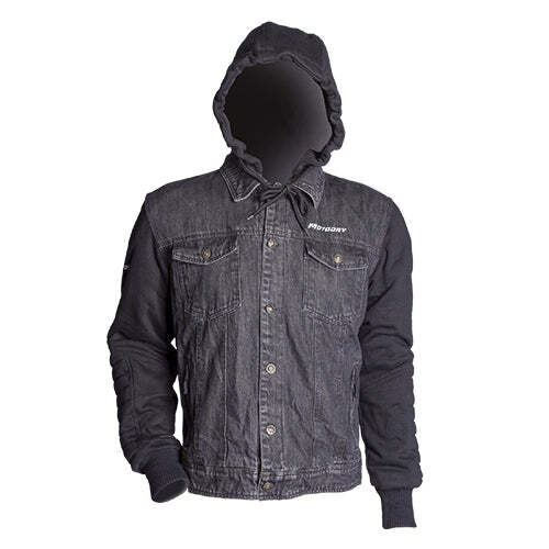 Motodry Black Kevlar Stone Hoodie S