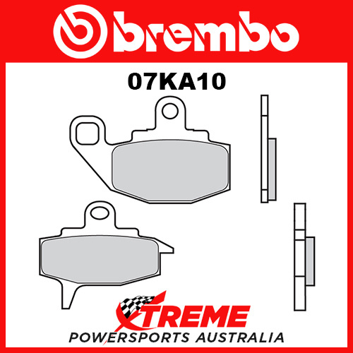 Kawasaki KX 250 E1/F1 87-88 Brembo Semi-Metallic Carbon Front Brake Pads 07KA10-TT