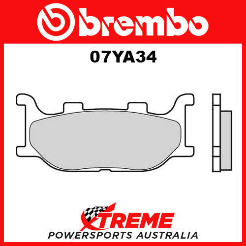 Yam XVS 1100 A Dragster Classic 00-07 Brembo Road Carbon Ceramic Front Brake Pads 07YA34-08