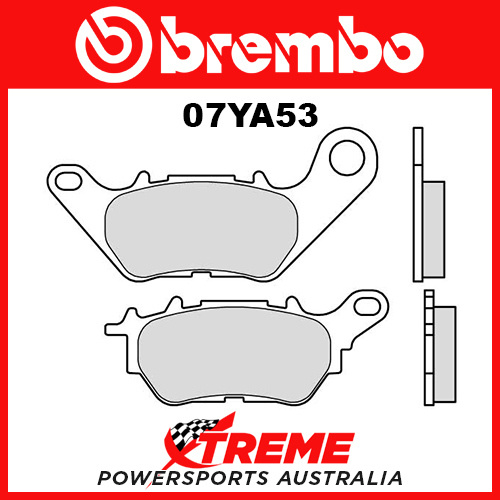 Yamaha YZF-R3 15-16 Brembo Road Carbon Ceramic Rear Brake Pads 07YA53-CC