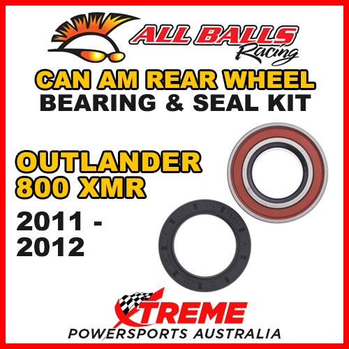25-1516 ATV REAR WHEEL BEARING KIT CAN AM OUTLANDER 800 XMR 2011-2012
