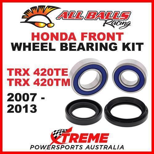 Front Wheel Bearing Kit Honda ATV TRX420TE TRX420TM 2007-2013, All Balls 25-1530
