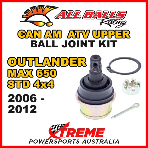 42-1039 Can Am Outlander MAX 650 STD 4X4 2006-2012 ATV Upper Ball Joint Kit