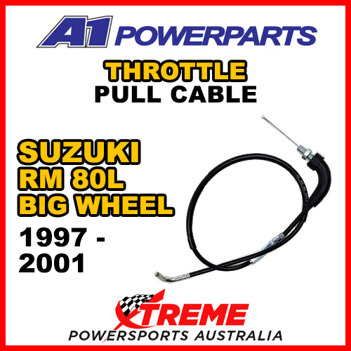 A1 Powerparts For Suzuki RM85 RM 85 2002-2015 Throttle Pull Cable 52-115-10