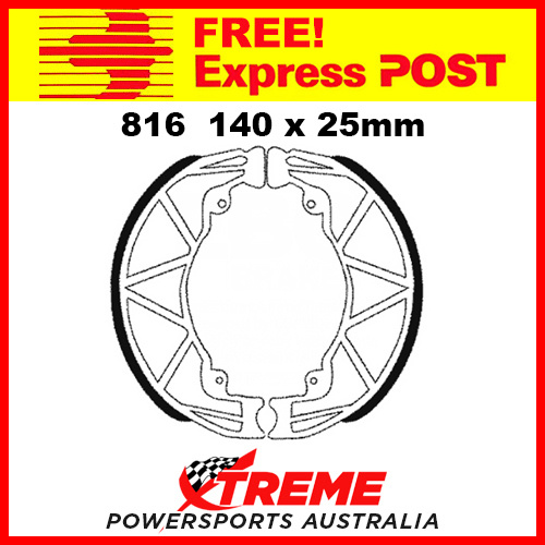 EBC Rear Brake Shoe Aprilia Sport City One 50 2T 2008-2011 816