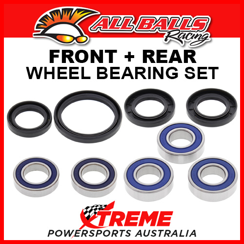 All Balls Yamaha WR400F WRF400 1998 Front, Rear Wheel Bearing Set