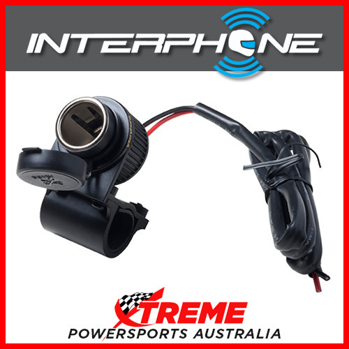 Interphone Handlebar Mounted Cigarette Lighter Socket ACCMOTOSOCKET