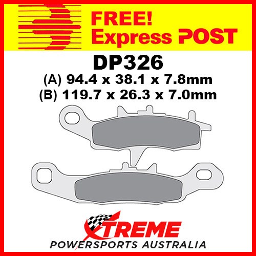 DP Brakes for Suzuki RM100 2003-2004 Sintered Metal Front Brake Pad