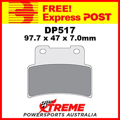 Aprilia Dorsoduro 750 ABS 08-14 DP Brakes Sintered Metal Front Brake Pad