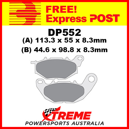 Yamaha YZF-R3 15-16 DP Brakes Sintered Metal Front Brake Pad