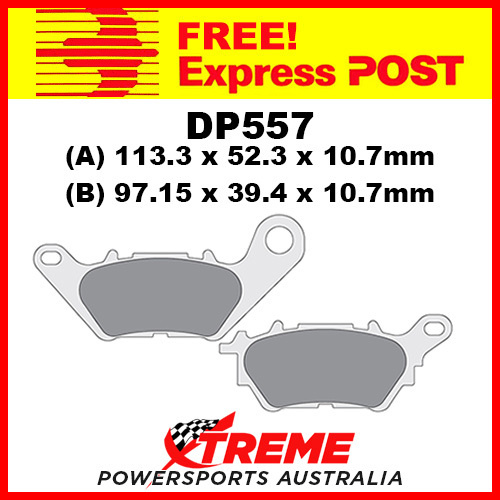 Yamaha YZF-R3 15-16 DP Brakes Sintered Metal Rear Brake Pad