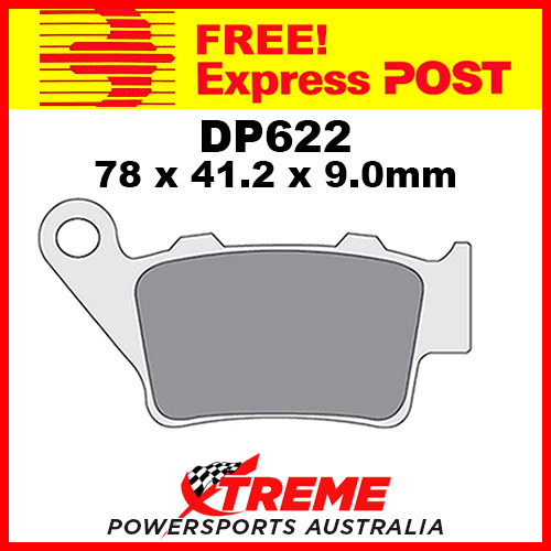BMW S 1000 RR 15 DP Brakes Rear Sintered Metal Brake Pad