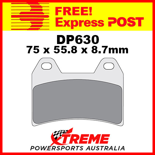 Moto Guzzi 1200 Stelvio NTX ABS 09-10 DP Brakes Sintered Metal Front Brake Pad