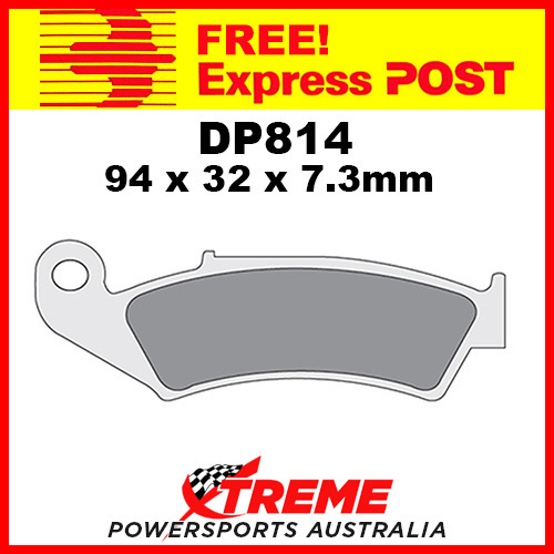 DP Brakes Honda CR500R 1987-1994 Sintered Metal Front Brake Pad