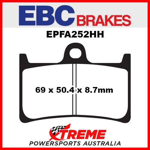 EBC Yamaha FFZS 600 Fazer 1998-2003 Sintered Street/Trackday Front Brake Pads EPFA252HH
