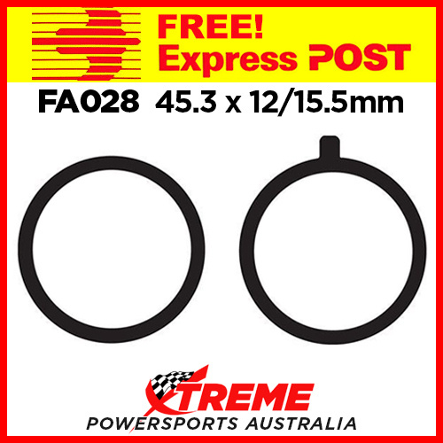 Yamaha RS 100 DX 77-80 EBC Organic Front Brake Pads FA028