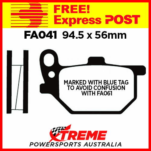 Yamaha RD 250 E/F 78-79 EBC Organic Front Brake Pads FA041
