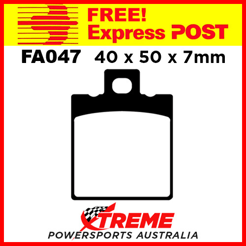 EBC KTM MX 500 1985 Organic Carbon Front Brake Pad