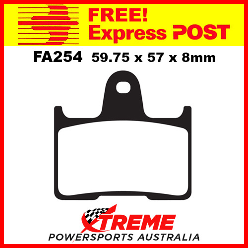 for Suzuki GSX 1400 01-07 EBC HH Sintered Rear Brake Pads, FA254HH