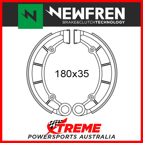 Newfren Rear Brake Shoe Kawasaki KVF 300 Prairie 2x4 1999-2002 GF1141