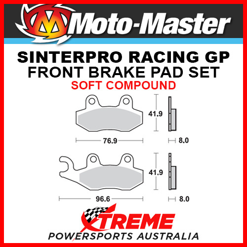 MM CF-Moto U550 LE EPS 15-17 Racing GP Sintered Soft Left Front Brake Pad 091912