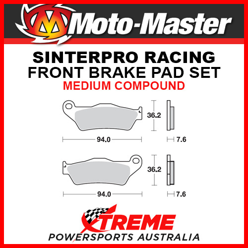 Moto-Master KTM 250 SX 1994-2018 Racing Sintered Medium Front Brake Pads