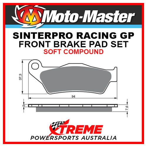 Moto-Master KTM 300 EXC TPI 2018 Racing GP Sintered Soft Front Brake Pads