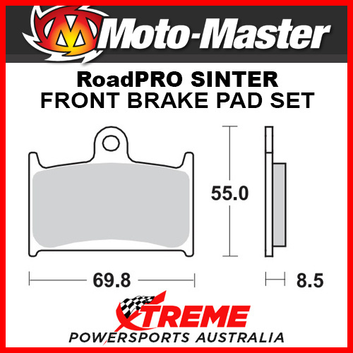 Moto-Master for Suzuki GSX-R750 1988-1993 RoadPRO Ceramic Front Brake Pad 402404
