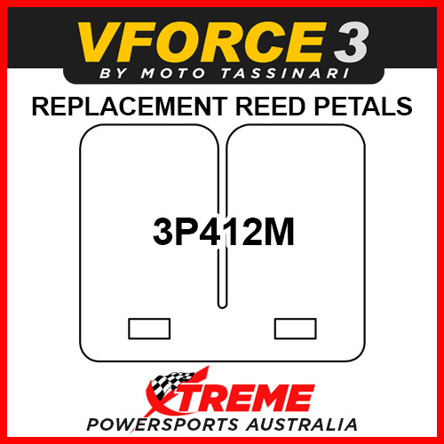 Moto Tassinari 3P412M VForce3 Reed Petals for Block V351A