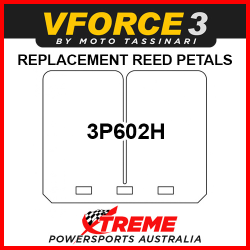 Moto Tassinari 3P602H VForce3 Reed Petals for Block V313C
