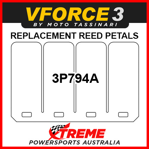 Moto Tassinari 3P794A VForce3 Reed Petals for Block V3R08