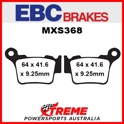 KTM 125 SX SX125 2004-2018 Sintered Race Rear Brake Pad MXS368