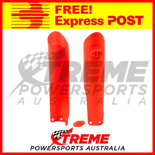Rtech KTM 500 EXC-F 2016-2018 Neon Orange Fork Guards Protectors