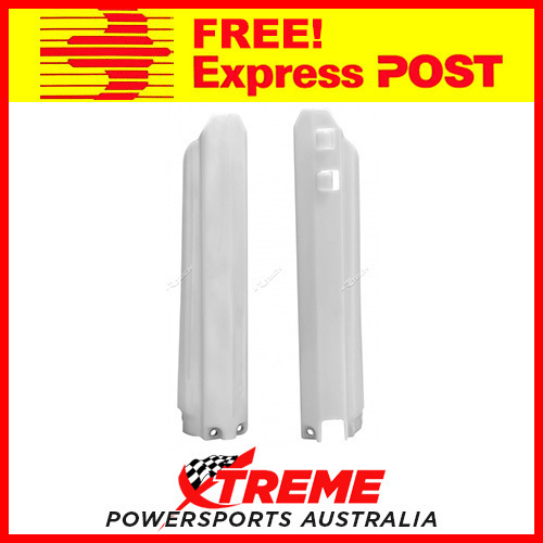 Rtech Yamaha YZ400F 1998-2000 White Fork Guards Protectors