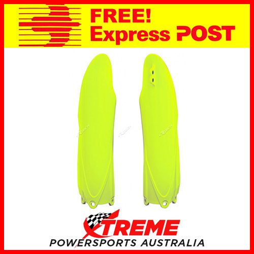 Rtech Yamaha YZ450FX 2016-2018 Neon Yellow Fork Guards Protectors