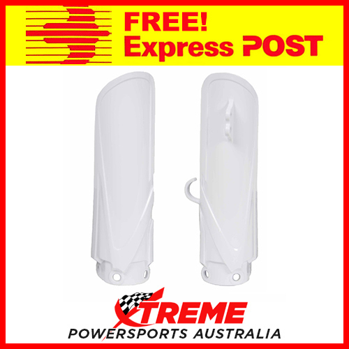 Rtech White Fork Guards Protectors for Yamaha YZ65 YZ 65 2018 2019 2020 2021